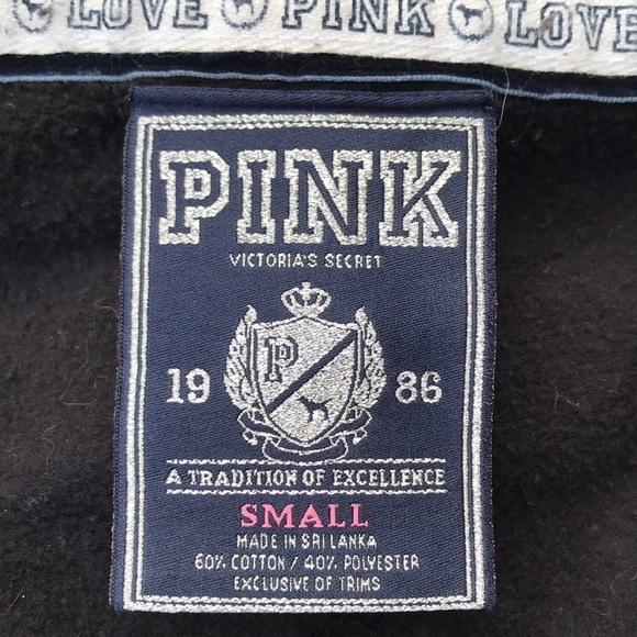 Pink Victoria’s Secret - Vintage ☮️ Fleece Hoodie - Picture 8 of 9